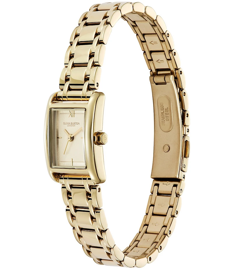 Olivia Burton Women's Mini Grove Quartz Analog Stainless Steel Bracelet Watch