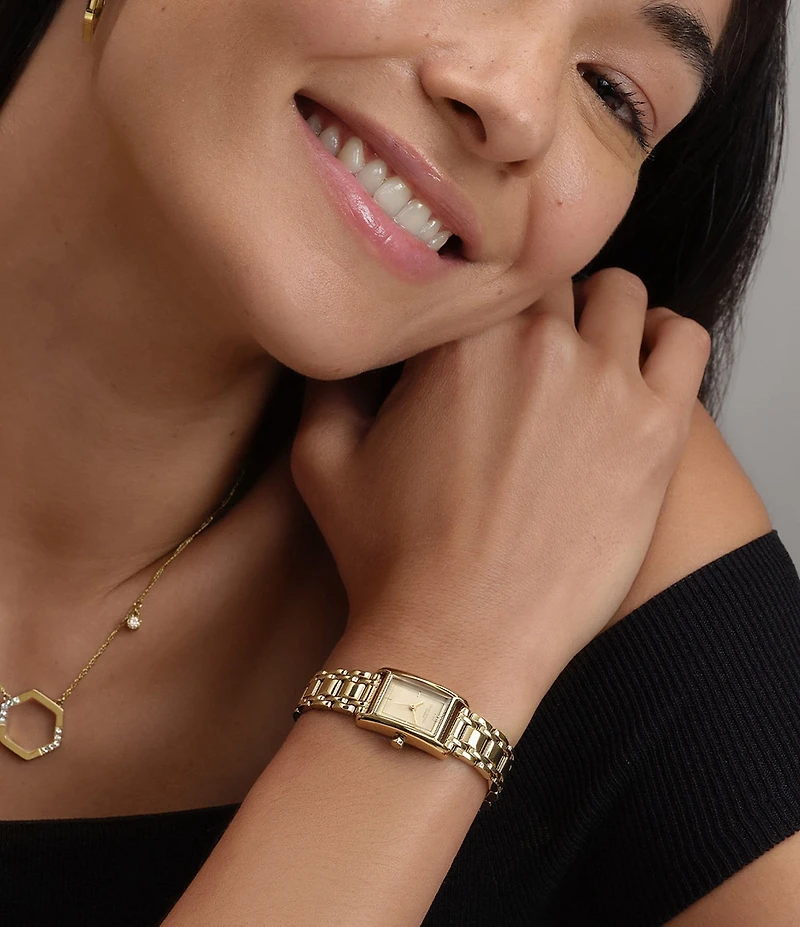 Olivia Burton Women's Mini Grove Quartz Analog Stainless Steel Bracelet Watch