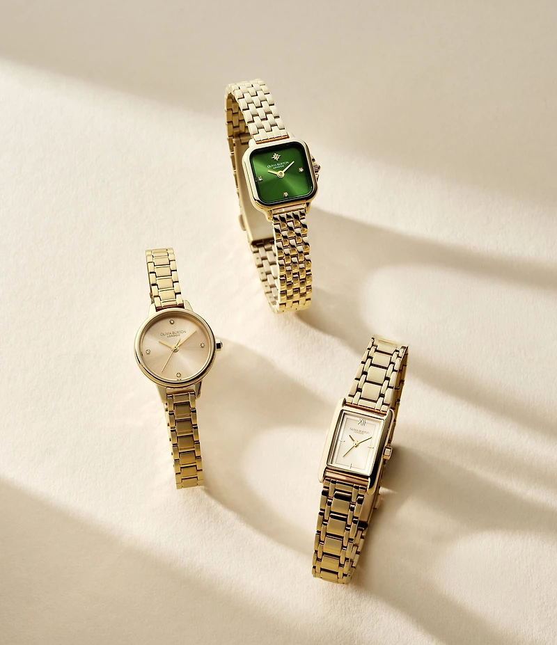 Olivia Burton Women's Mini Grove Quartz Analog Stainless Steel Bracelet Watch