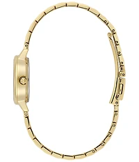 Olivia Burton Women's Mini Quartz Analog Gold Tone Stainless Steel Bracelet Watch