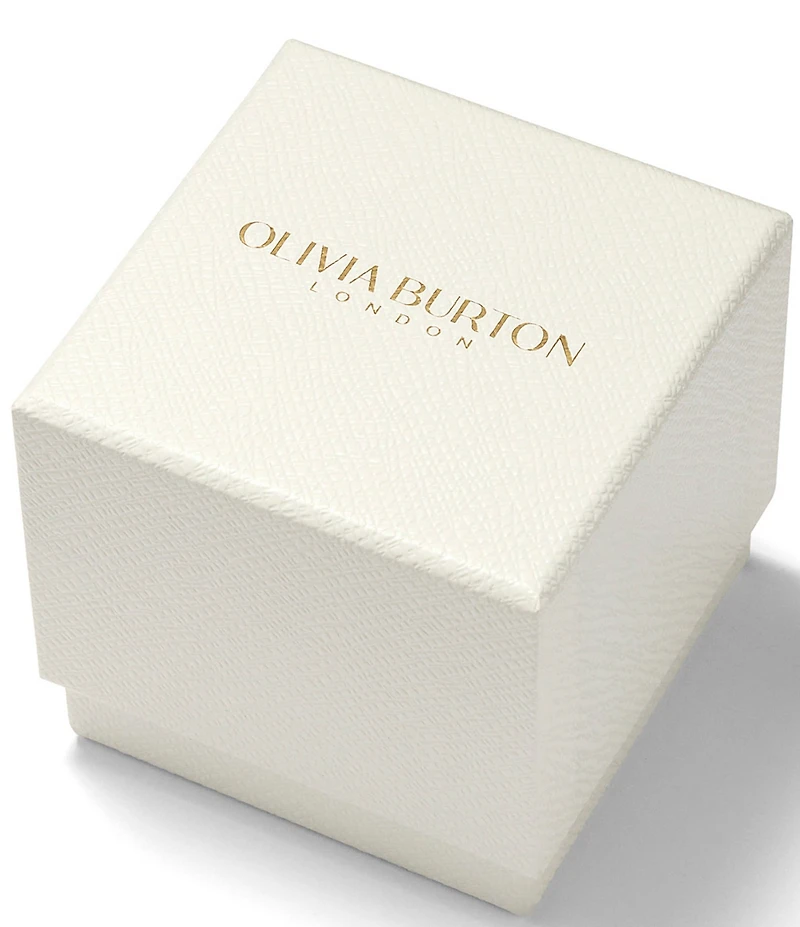 Olivia Burton Women's Mini Quartz Analog Gold Tone Stainless Steel Mesh Bracelet Watch