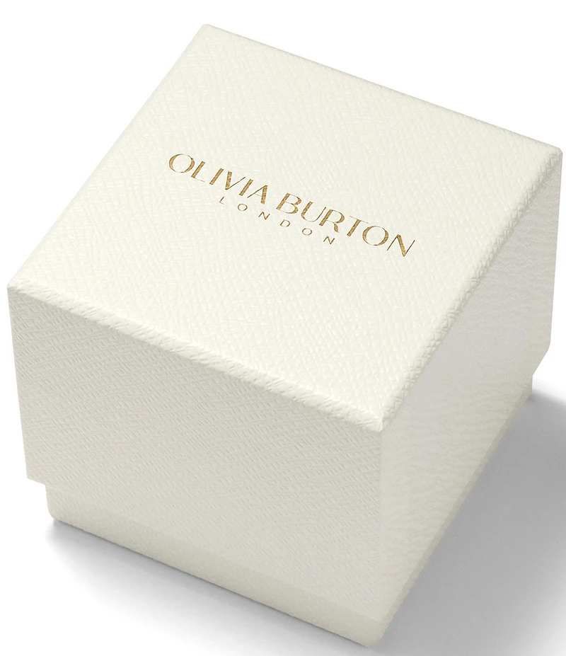 Olivia Burton Women's Mini Quartz Analog Two Tone Stainless Steel Bracelet Watch