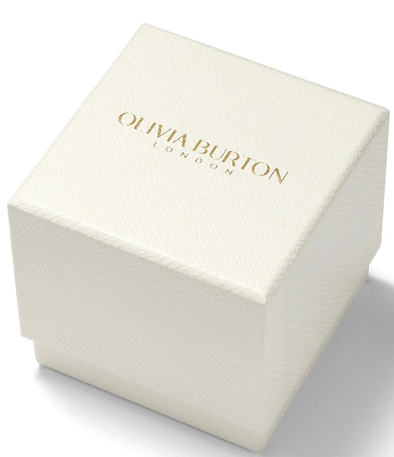Olivia Burton Women's Moonphase Multifunction Gold Tone Stainless Steel Bracelet Watch
