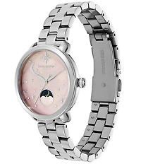 Olivia Burton Women's Moonphase Multifunction Stainless Steel Bracelet Watch