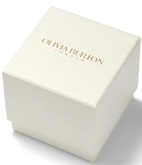 Olivia Burton Women's Moonphase Multifunction Stainless Steel Mesh Bracelet Watch