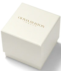 Olivia Burton Women's Moonphase Multifunction Stainless Steel Mesh Bracelet Watch