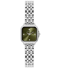 Olivia Burton Women's Petite Grosvenor Quartz Analog Stainless Steel Bracelet Watch