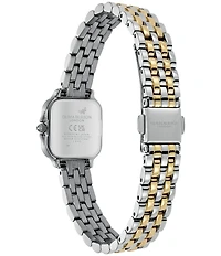 Olivia Burton Women's Petite Grosvenor Quartz Analog Two Tone Stainless Steel Bracelet Watch