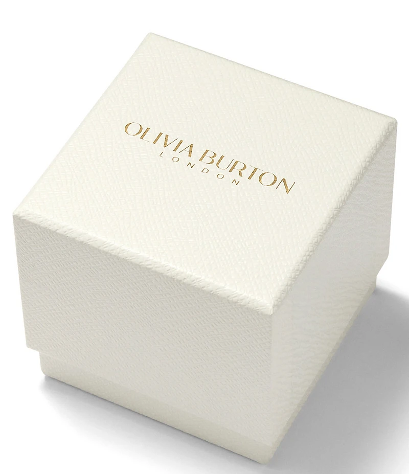 Olivia Burton Women's Petite Grosvenor Quartz Analog Two Tone Stainless Steel Bracelet Watch