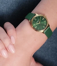 Olivia Burton Women's Quartz Analog Leather Strap Watch