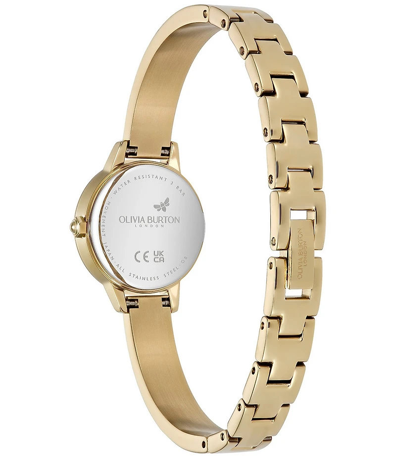 Olivia Burton Women's Quartz Analog Stainless Steel Bangle Bracelet Watch