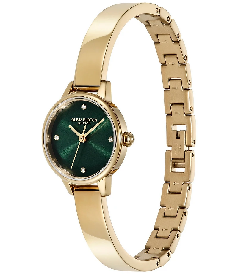 Olivia Burton Women's Quartz Analog Stainless Steel Bangle Bracelet Watch