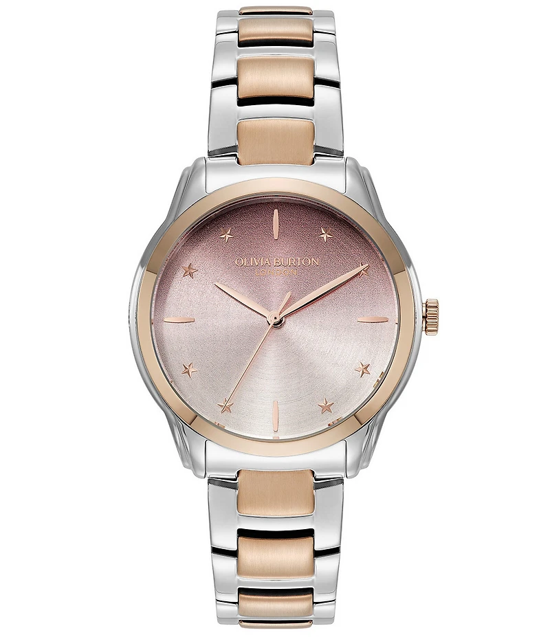 Olivia Burton Women's Colourwave Ombre Dial Quartz Analog Stainless Steel Bracelet Watch