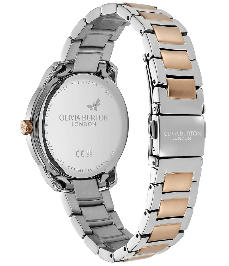 Olivia Burton Women's Colourwave Ombre Dial Quartz Analog Stainless Steel Bracelet Watch