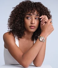 Olivia Burton Women's Colourwave Ombre Dial Quartz Analog Stainless Steel Bracelet Watch