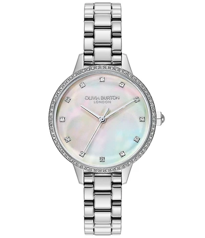 Olivia Burton Women's Quartz Analog Stainless Steel Bracelet Watch