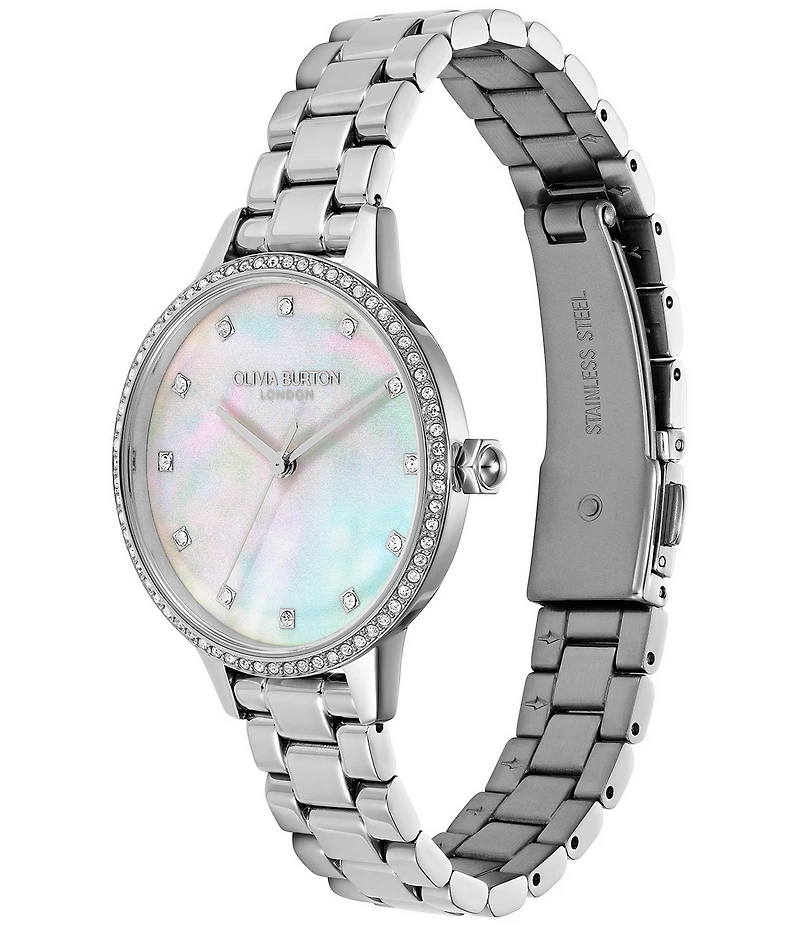 Olivia Burton Women's Quartz Analog Stainless Steel Bracelet Watch