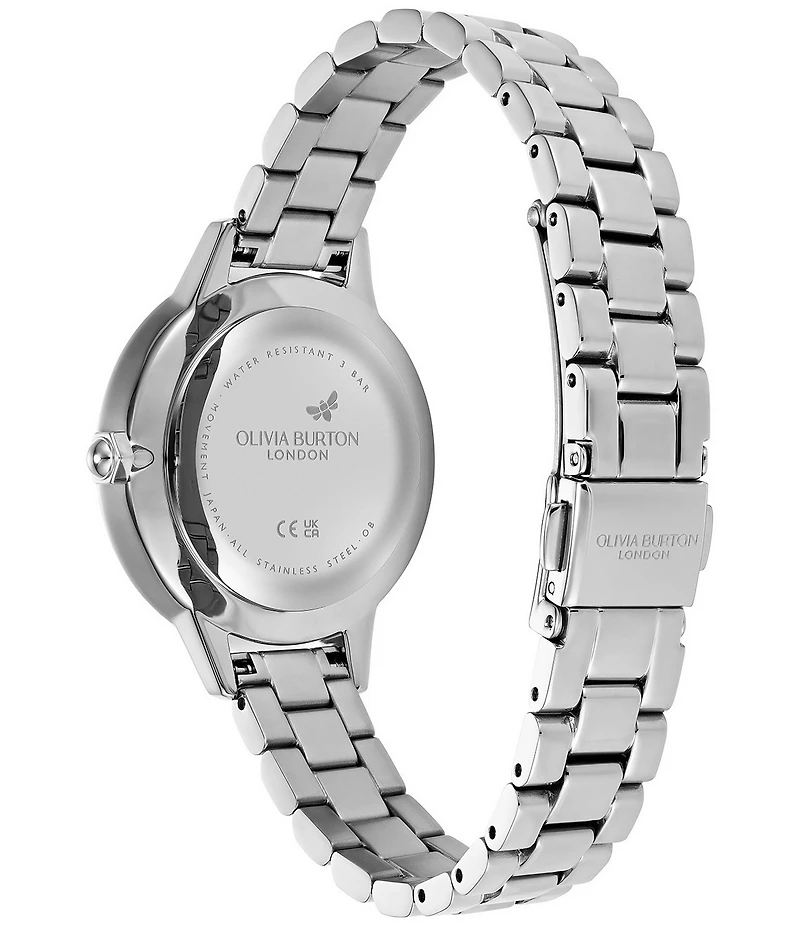 Olivia Burton Women's Quartz Analog Stainless Steel Bracelet Watch