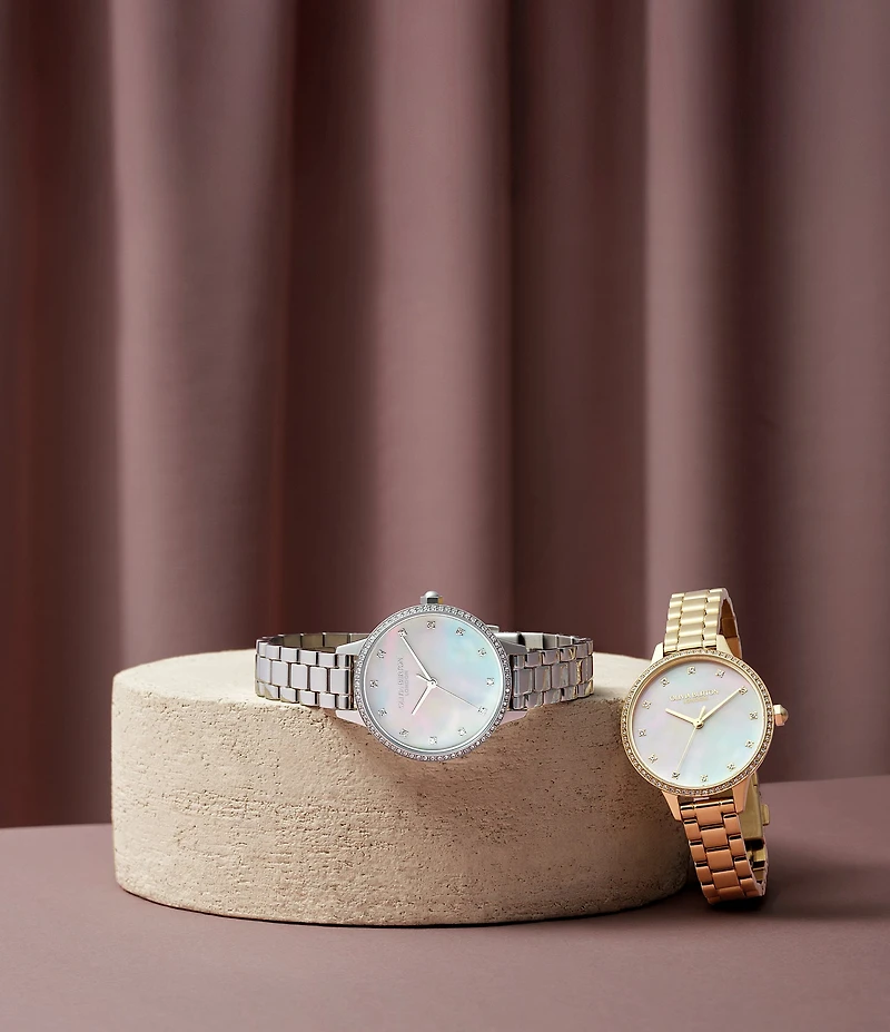 Olivia Burton Women's Quartz Analog Stainless Steel Bracelet Watch