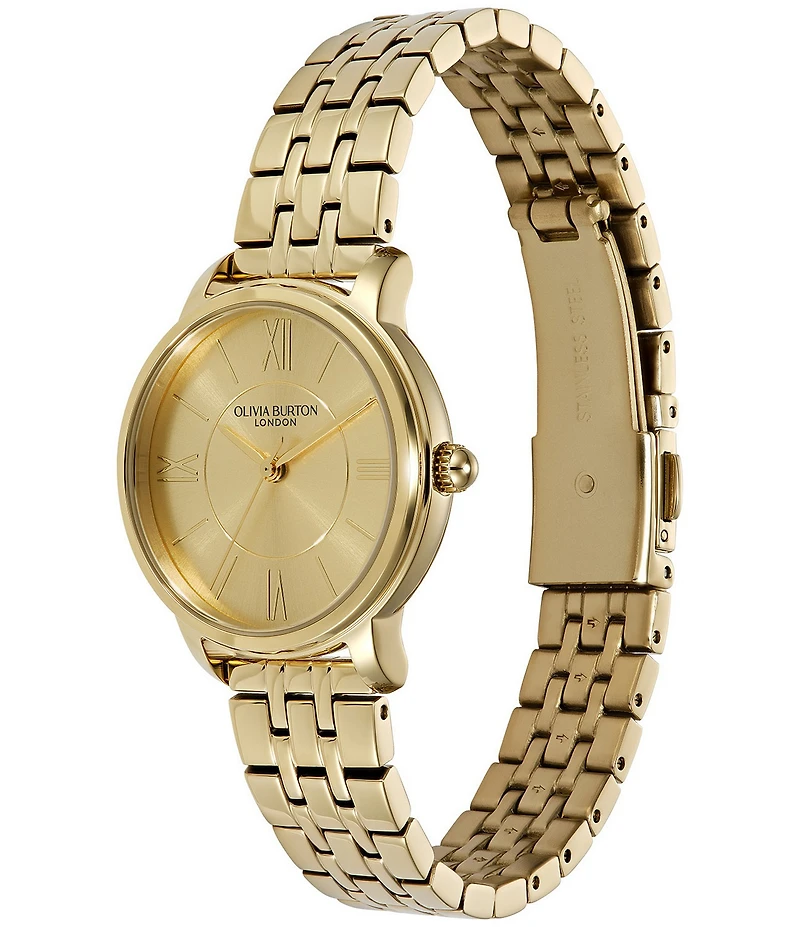Olivia Burton Women's Quartz Analog Stainless Steel Bracelet Watch
