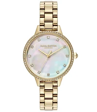 Olivia Burton Women's Captivate Quartz Analog Stainless Steel Bracelet Watch