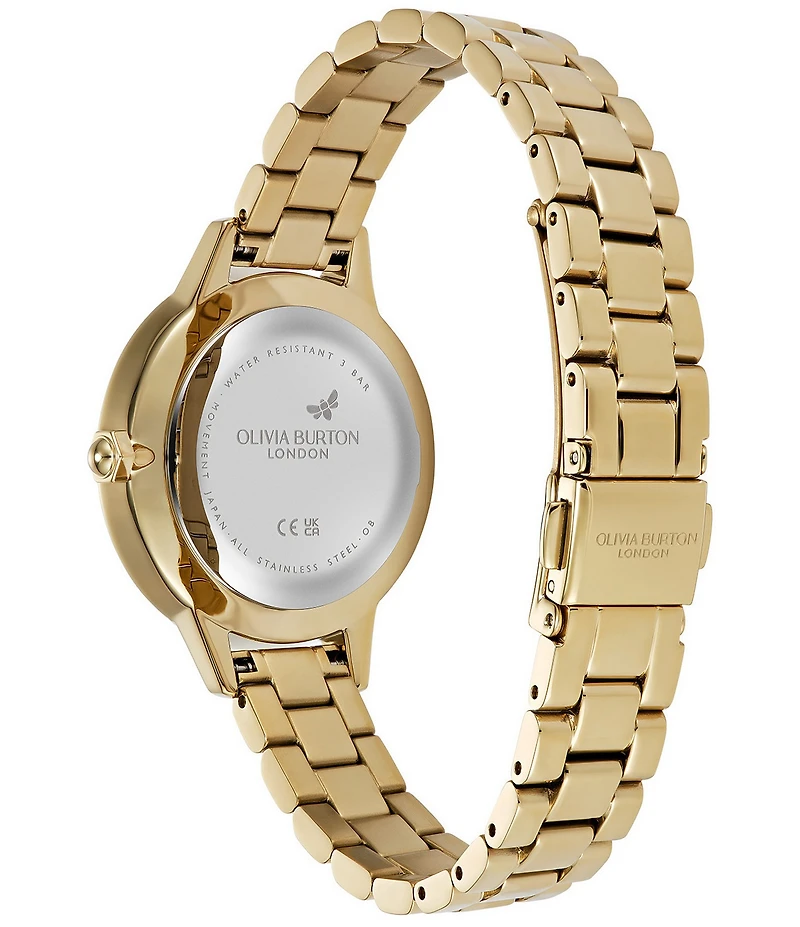 Olivia Burton Women's Captivate Quartz Analog Stainless Steel Bracelet Watch