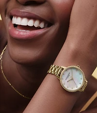 Olivia Burton Women's Captivate Quartz Analog Stainless Steel Bracelet Watch