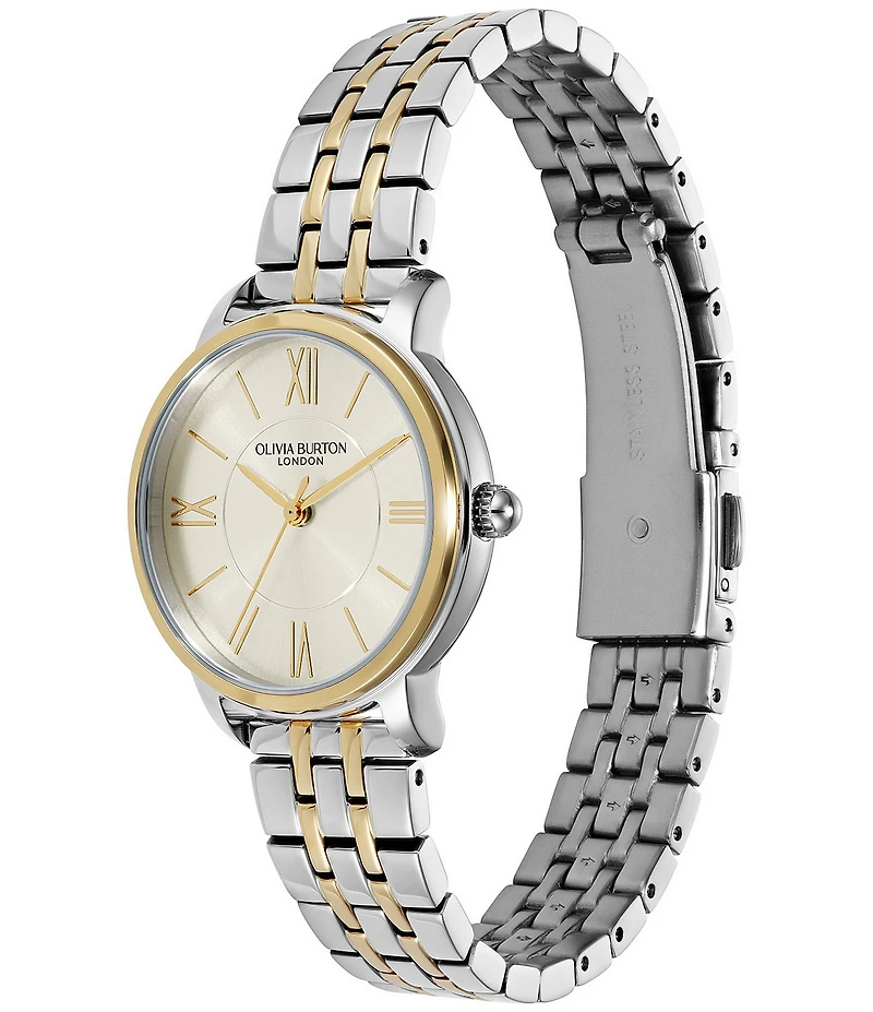 Olivia Burton Women's Quartz Analog Stainless Steel Bracelet Watch