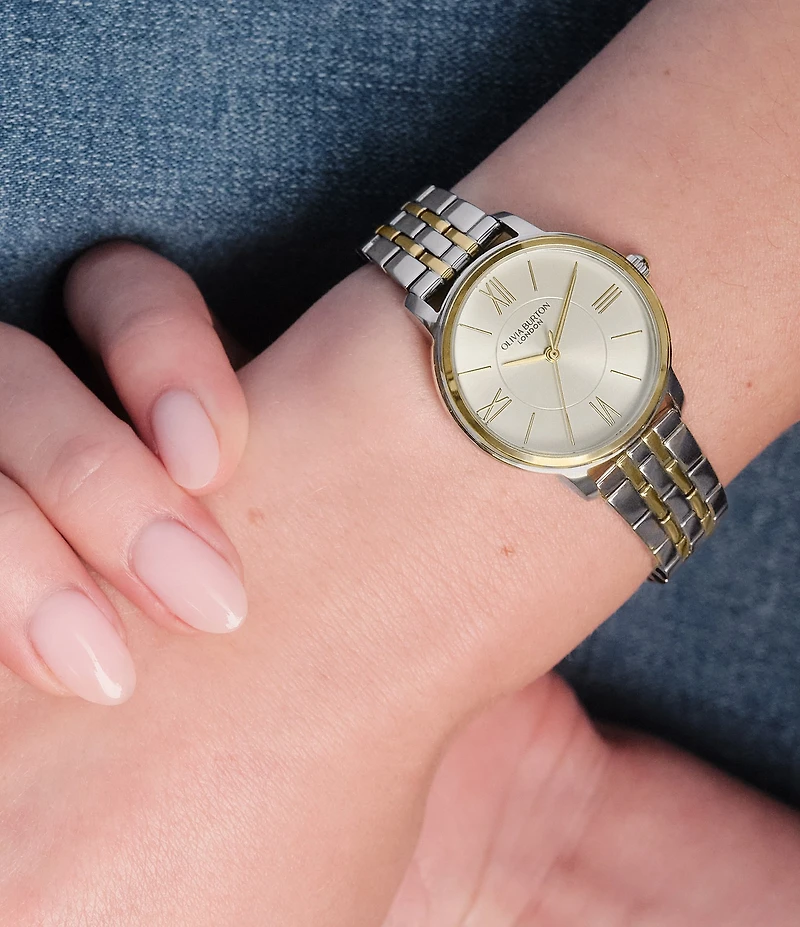 Olivia Burton Women's Quartz Analog Stainless Steel Bracelet Watch