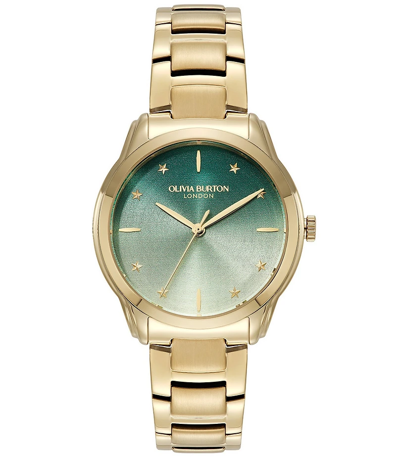 Olivia Burton Women's Colourwave Ombre Dial Quartz Analog Stainless Steel Bracelet Watch
