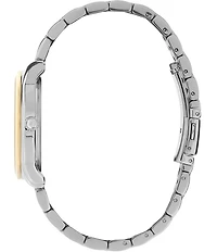 Olivia Burton Women's Starlight Black Quartz Analog Two Tone Stainless Steel Bracelet Watch