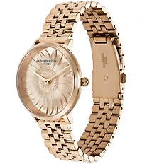 Olivia Burton Women's Sunflower Quartz Analog Stainless Steel Bracelet Watch