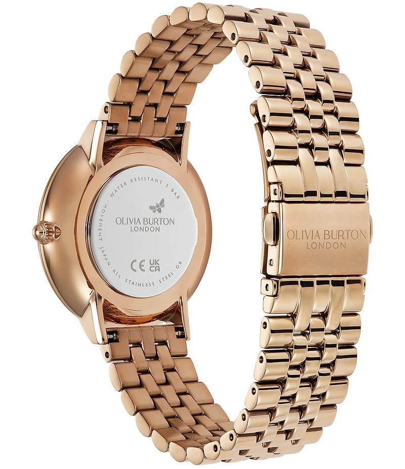 Olivia Burton Women's Sunflower Quartz Analog Stainless Steel Bracelet Watch