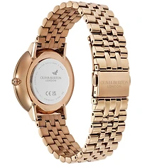 Olivia Burton Women's Sunflower Quartz Analog Stainless Steel Bracelet Watch