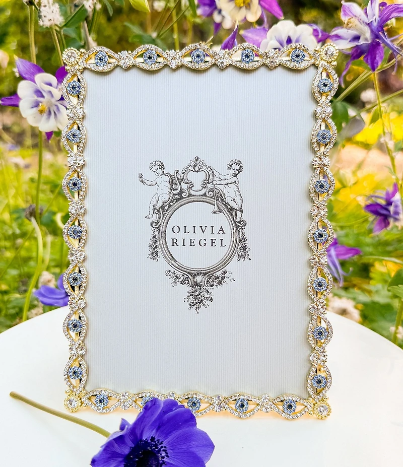 Olivia Riegel Evil Eye Crystal Frame, 5 x 7 in.