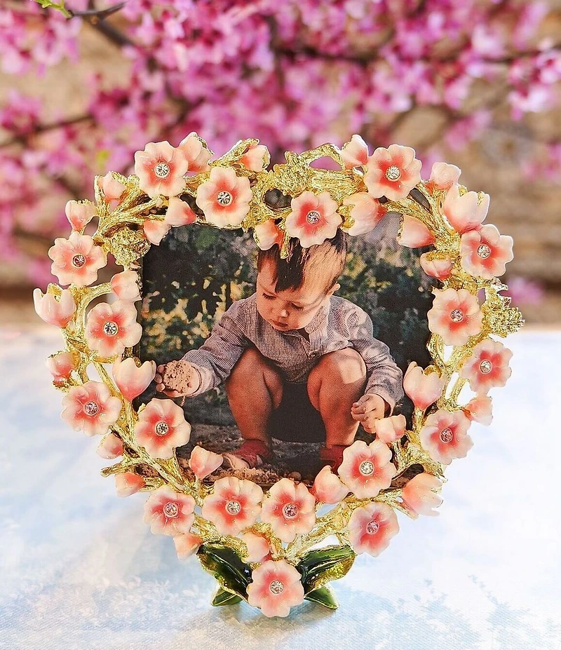 Olivia Riegel Bella Floral Heart Shaped Frame