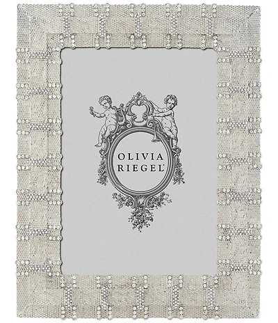 Olivia Riegel Carlyle Texturized Pave Crystal Frame
