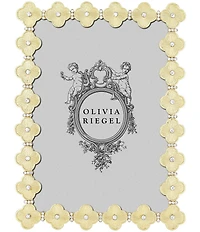 Olivia Riegel Clover Quatrefoil Crystal Frame