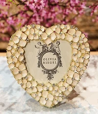 Olivia Riegel Dogwood Blossoms Crystal Heart Frame