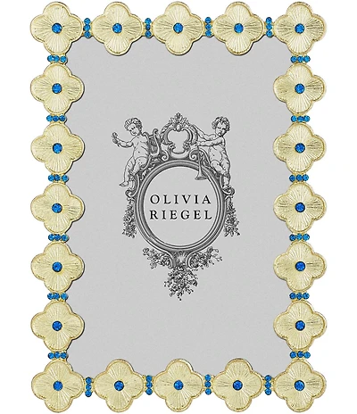 Olivia Riegel Gold Clover Frame, 4x6#double;
