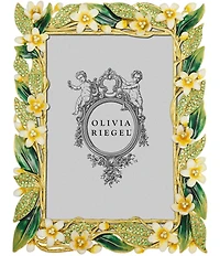 Olivia Riegel Hannah Crystal Floral Leaves Frame