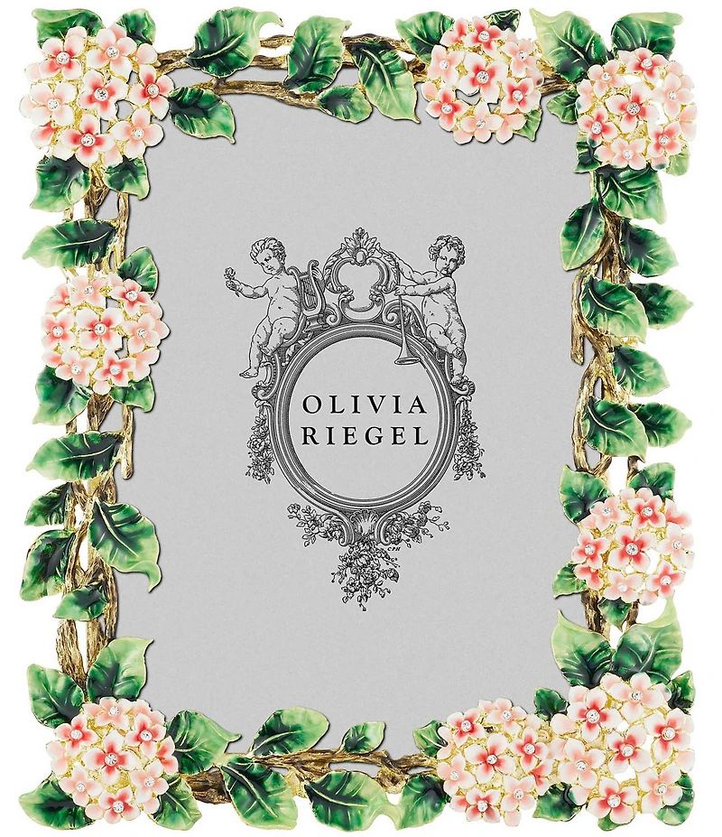 Olivia Riegel Pink Lantana Floral Pattern Frame