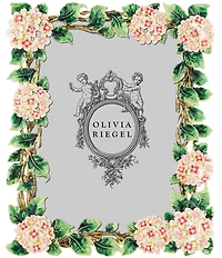 Olivia Riegel Pink Lantana Floral Pattern Frame