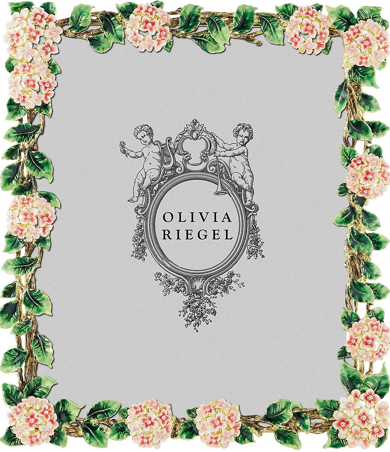 Olivia Riegel Pink Lantana Floral Pattern Frame