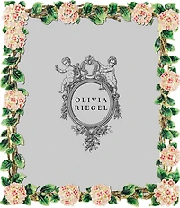 Olivia Riegel Pink Lantana Floral Pattern Frame