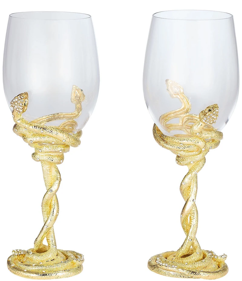 Olivia Riegel Serpentina Wine Glass, Set of 2