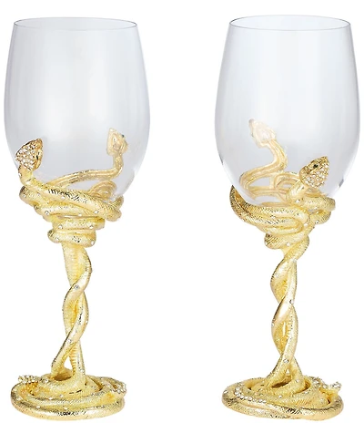 Olivia Riegel Serpentina Wine Glass, Set of 2