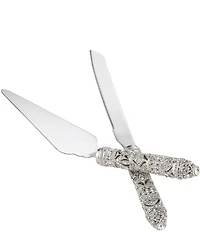 Olivia Riegel Windsor Classic Estate Crystal Dessert Serving Set