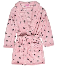Omg! Accessories Big Girls Cherry Printed Bath Robe