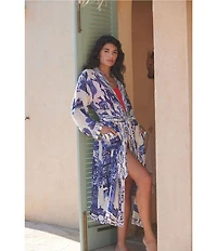 One Hundred Stars Giant Willow Woven Wrap Robe